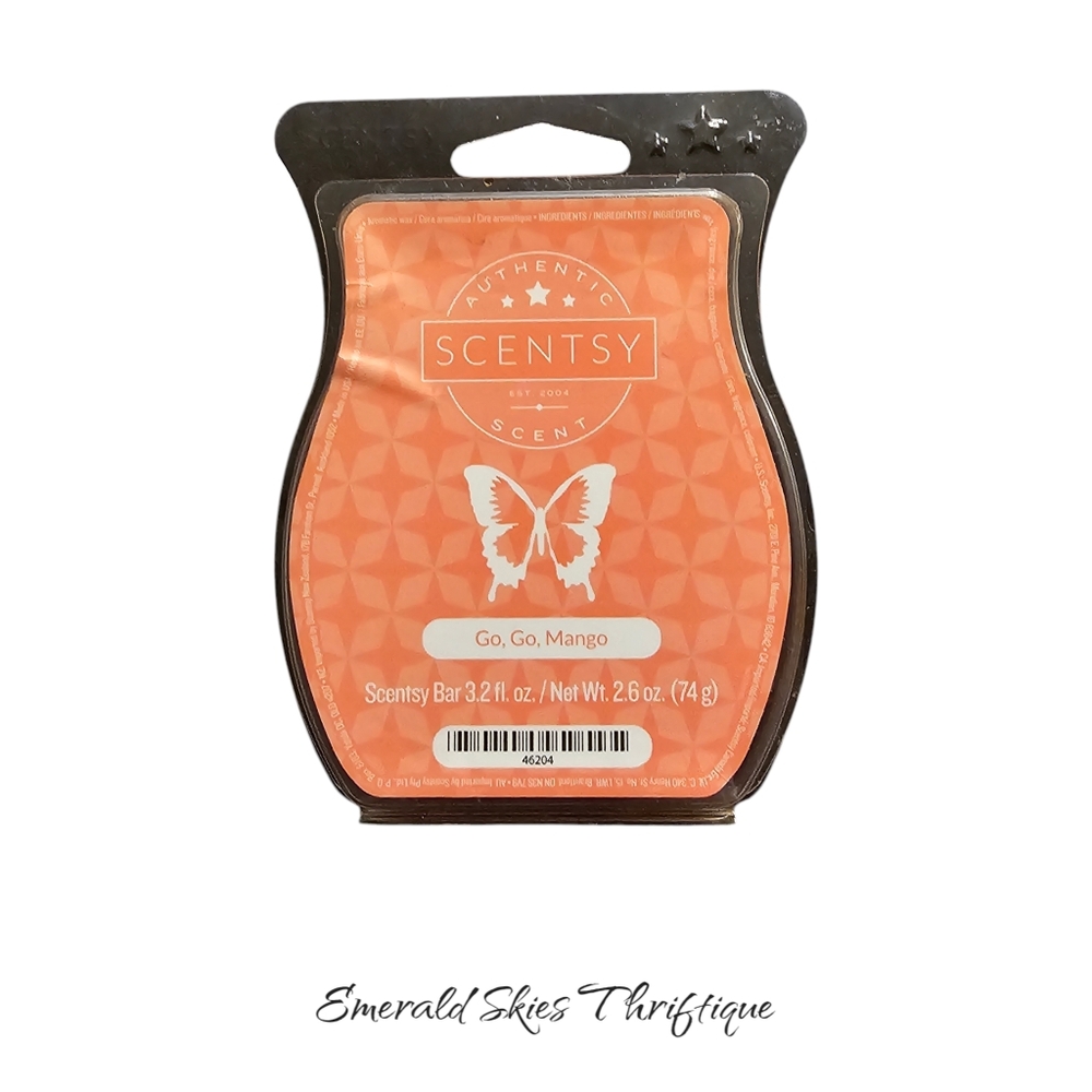 Scentsy go go mango‎ wax melt bar, new